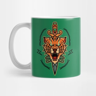 tiger and dagger Mug